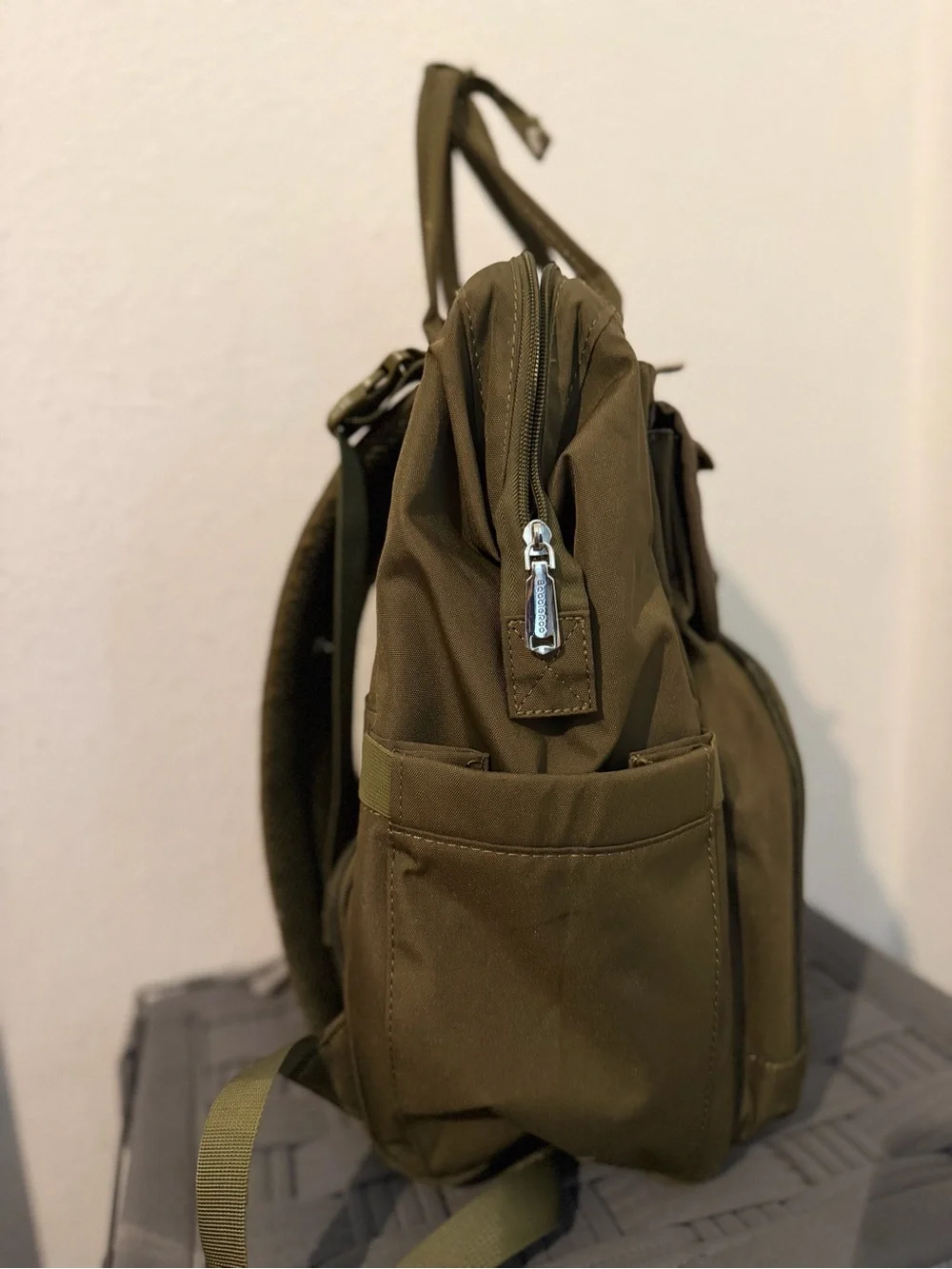 BabbleRoo Diaper Bag Olive Green